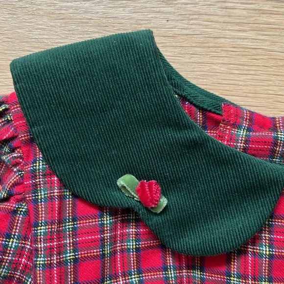 Vintage Christmas Plaid Therese Dress Size 4 - Picture 3 of 10